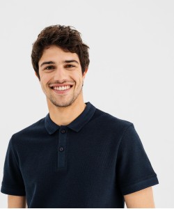 Polo manches courtes en maille piquée homme